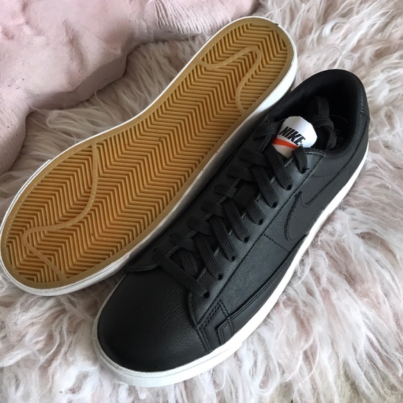 NWT Nike blazer LE Leather Black - Picture 7 of 7